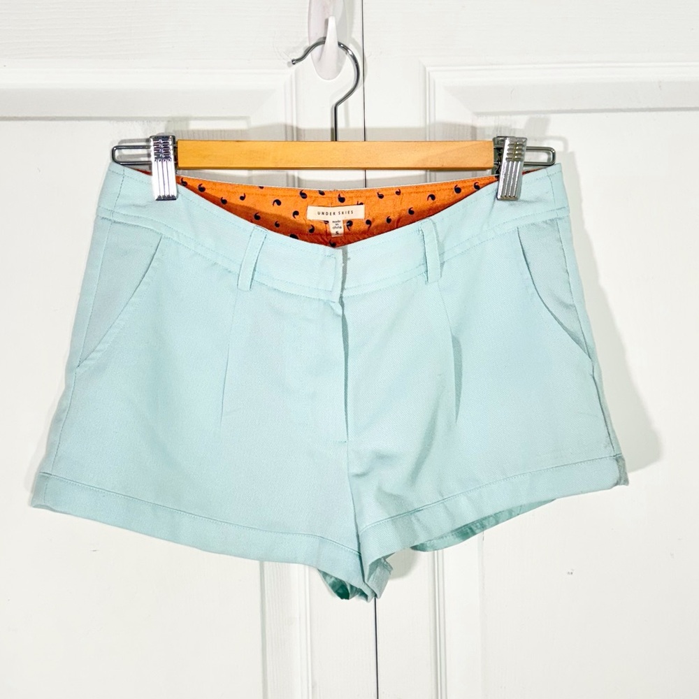 Under Skies Mint Green Shorts